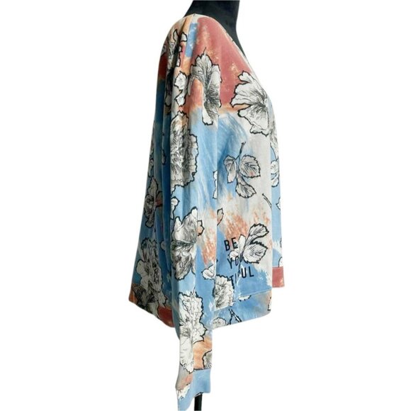 Life is Good Size XL Sleep Shirt Long Sleeve Cozy Soft Pajama - Picture 3 of 5